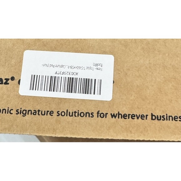 Topaz T-S460-HSB-R SigLite 1x5 USB Signature Pad – New in Box – Fast Shipping - Picture 5 of 6